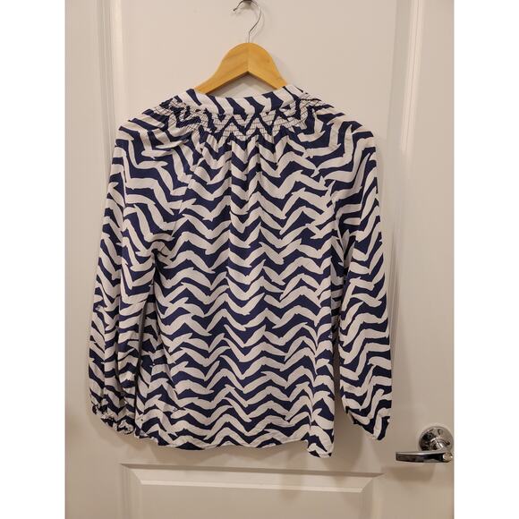 Lilly Pulitzer Elsa Silk Top Bird Motif - Picture 2 of 7